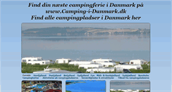 Desktop Screenshot of camping-i-danmark.dk